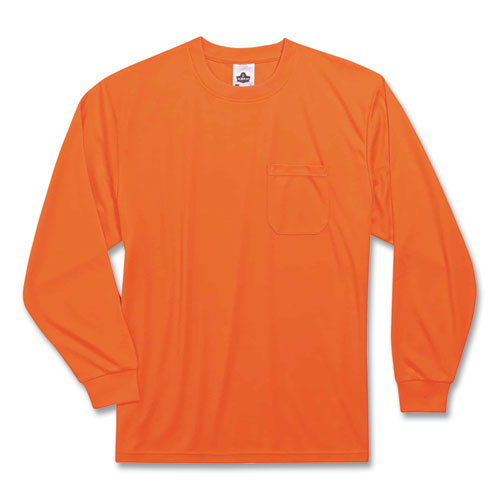 Ergodyne Glowear 8091 Non-certified Hi-vis Long Sleeve Shirt 2x-large Orange