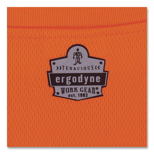 Ergodyne Glowear 8091 Non-certified Hi-vis Long Sleeve Shirt Small Orange