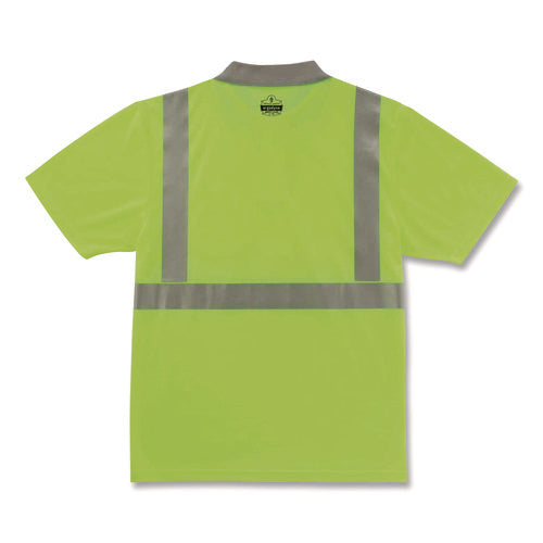 Ergodyne Glowear 8295 Class 2 Hi-vis Polo Shirt Medium Lime