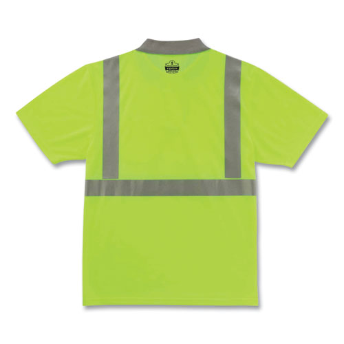 Ergodyne Glowear 8295 Class 2 Hi-vis Polo Shirt X-large Lime