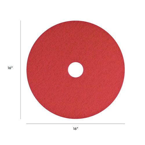 Americo Buffing Pads 16" Diameter Red 5/Case