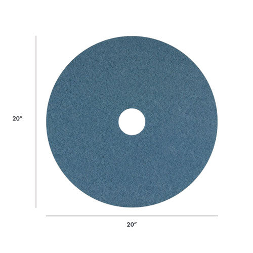 Americo Blue Cleaner Pad 20" Diameter Blue 5/Case