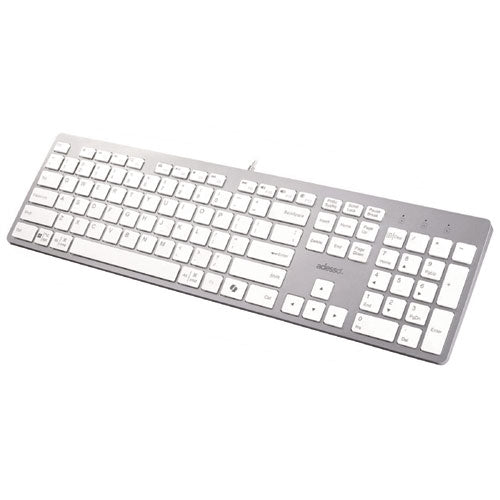 Adesso Akb-730uw Keyboard Silver/white