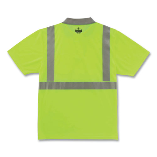 Ergodyne Glowear 8295 Class 2 Hi-vis Polo Shirt 3x-large Lime