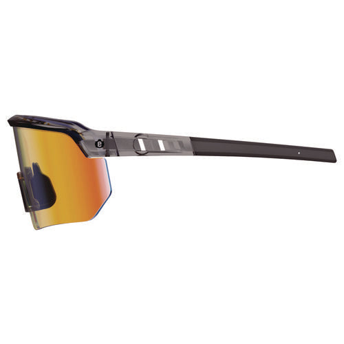 Ergodyne Skullerz Aegir-afaspm Anti-scratch And Enhanced Anti-fog Safety Glasses Clear Smoke Frame Orange Mirror Polycarb Lens