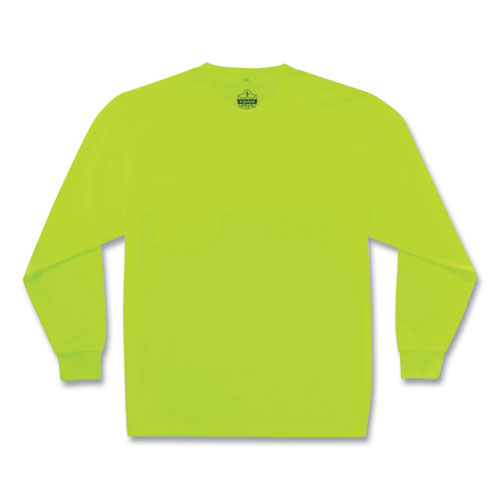 Ergodyne Glowear 8091 Non-certified Hi-vis Long Sleeve Shirt 2x-large Lime