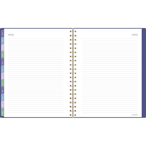 AT-A-GLANCE Badge Geo Weekly/monthly Planner 11x9.25 Purple/gold Cover 13-month (jan To Jan): 2025 To 2026