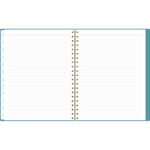 Cambridge Workstyle Weekly/monthly Planner Geometric Artwork 11x9.38 Blue/gold Cover 12-month (jan To Dec): 2025