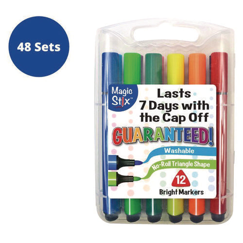 TPG Creations Magic Tri Stix Set 12 Assorted Colors 12/set 48 Sets/Case