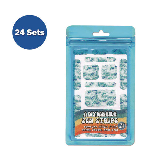 TPG Creations Anywhere Zen Strips Sandy Waves Assorted Colors 13/set 24 Sets/Case