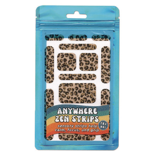TPG Creations Anywhere Zen Strips Sandy Cheetah Print Assorted Colors 13/set 24 Sets/Case