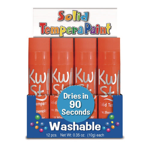TPG Creations Kwik Stix Single Color Pack 0.7"x3.5" Orange 12/pack 12 Packs/Case