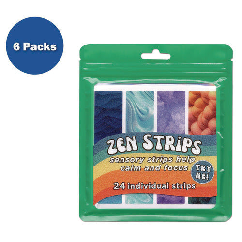 TPG Creations Zen Strips Sandy Gradient Classpack Assorted Colors 24/set 6 Sets/Case