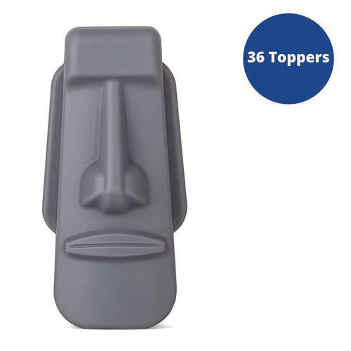 TPG Creations Pencil Topper Giant Face Gray 36/Case