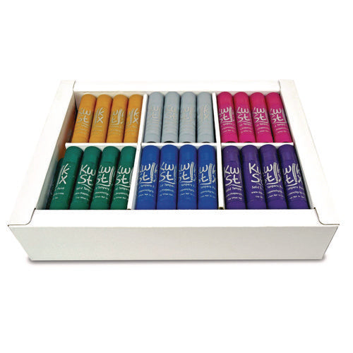 TPG Creations Kwik Stick Tempera Paint 3.5" Assorted Metallic Colors 72/pack 3 Packs/Case