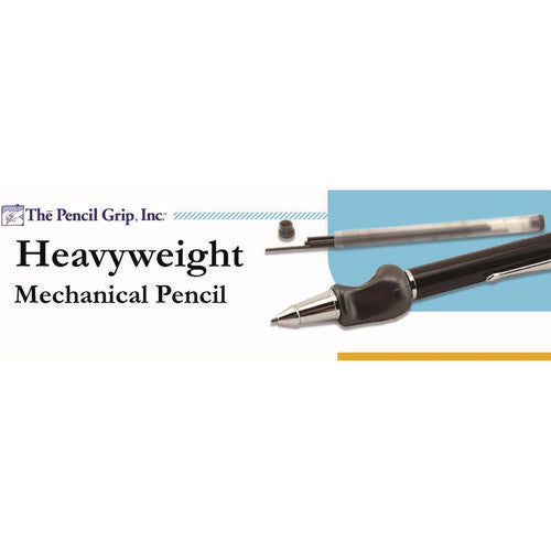 TPG Creations Heavyweight Mechanical Pencil Set W/the Pencil Grip 2 Mm Lead Refills Hb (#2) Black Lead Black/navy/silver Barrel 8/ct