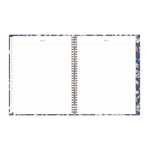 Blue Sky One Tree Planted Effie Weekly/monthly Planner Floral Artwork 11"x8.5" Blue/peach/green Cover 12-month (jan-dec): 2025