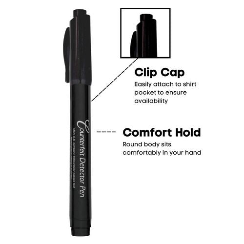 Dri-Mark Counterfeit Bill Detector Marker Pen 3x7.25x0.6 Black 50/pack