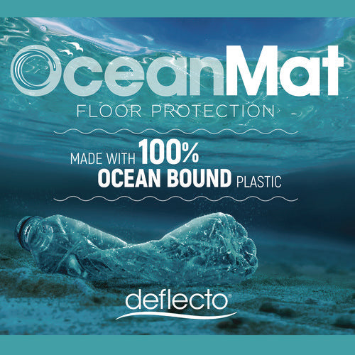 Deflecto Oceanmat Carpet Chair Mat 46x60 Clear