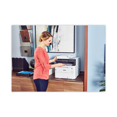 Brother Mfcl3750cdw Compact Digital Color All-in-one Printer With 3.7" Color Touchscreen Wireless And Duplex Printing Club Version