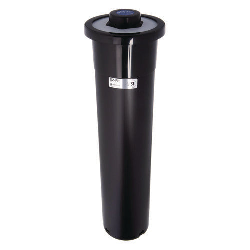 San Jamar Ez-fit One-size-fits-all Cup Dispenser For 8 Oz To 46 Oz Cups Black