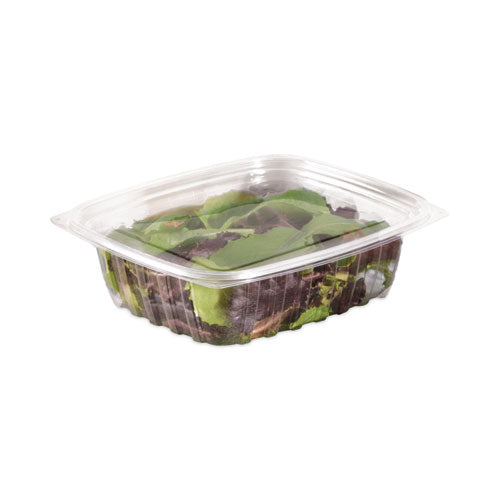 Dart Clearpac Clear Container Lids Flat 6.5x7.5 Clear Plastic 63/pack 8 Packs/Case