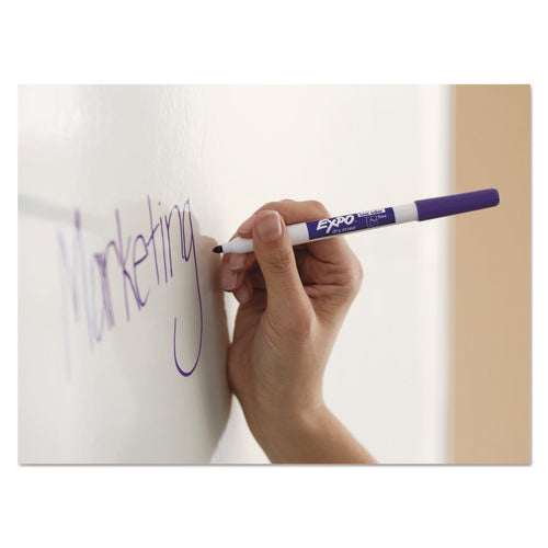 EXPO Low-odor Dry-erase Marker Fine Bullet Tip Assorted Colors 12/set