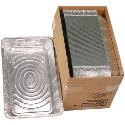 Pactiv Evergreen Aluminum Steam Table Pan Full-size Deep 3.4" Deep 19.6x11.6 40/Case