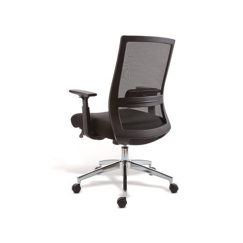 Alera Ashdale Ergonomic Fabric Swivel Task Chair Supports Up To 275 Lb 18.15 To 21.89 Seat Height Black Seat/back Black Base