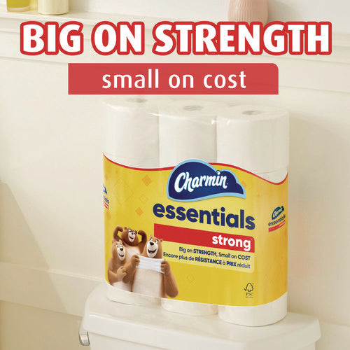 Charmin Essentials Strong Bathroom Tissue Septic Safe 1-ply White 429/roll 12 Rolls/pack