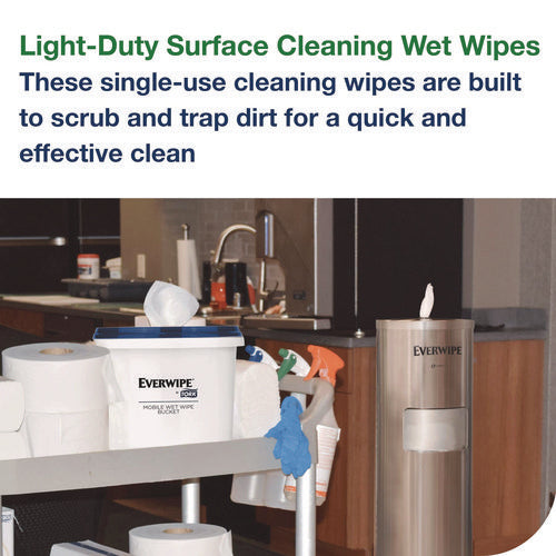 Tork Light-duty Surface Cleaning Wet Wipe 1-ply 8x6 Unscented White 2500 Sheets/roll 2 Rolls/Case