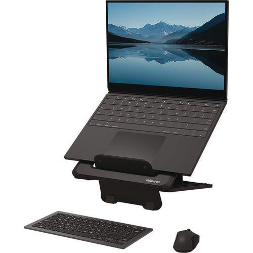 Fellowes Breyta Laptop Stand 9.25"x10.55"x0.55" To 8" Black Supports Up To 8.8 Lbs