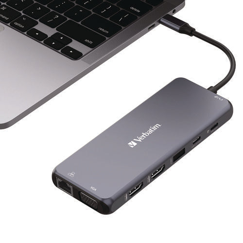 Verbatim Usb-c Pro Multiport Hub14 Port Gray