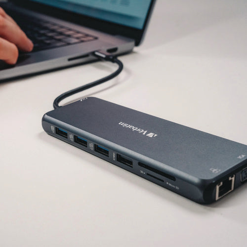 Verbatim Usb-c Pro Multiport Hub14 Port Gray