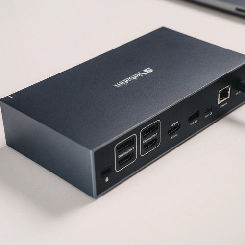 Verbatim Usb-c Pro Docking Station 17-in-1 Audio/displayport/hdmi/micro Sd/rj45/sd/usb-a/usb-c Gray