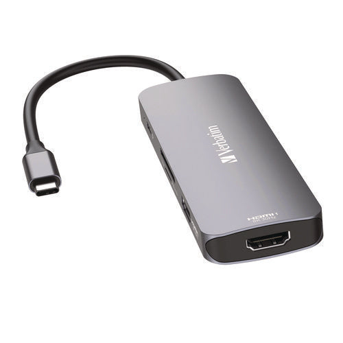 Verbatim Usb-c Pro Multiport Hub8 Port Gray