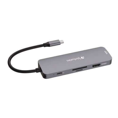 Verbatim Usb-c Pro Multiport Hub8 Port Gray