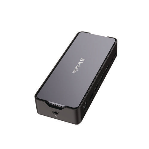 Verbatim Usb-c Pro Docking Station 15-in-1 Audio/displayport/hdmi/micro Sd/rj45/sd/usb-a/usb-c Gray