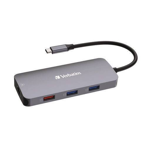 Verbatim Usb-c Pro Multiport Hub9 Port Gray