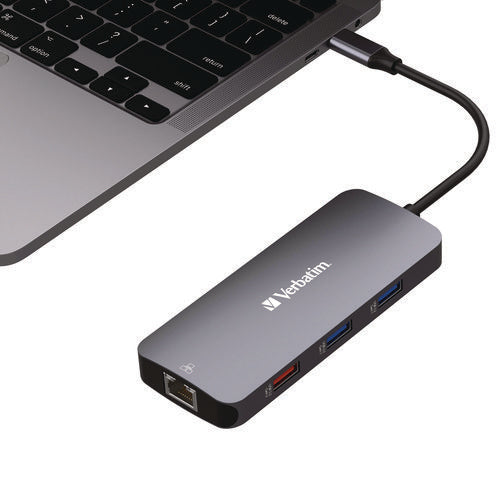 Verbatim Usb-c Pro Multiport Hub9 Port Gray