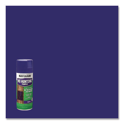 Rust-Oleum Specialty No Hunting Purple Spray Paint Flat No Hunting Purple 12 Oz Aerosol Can 6/Case