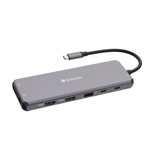 Verbatim Usb-c Pro Multiport Hub Cmh 13port Gray