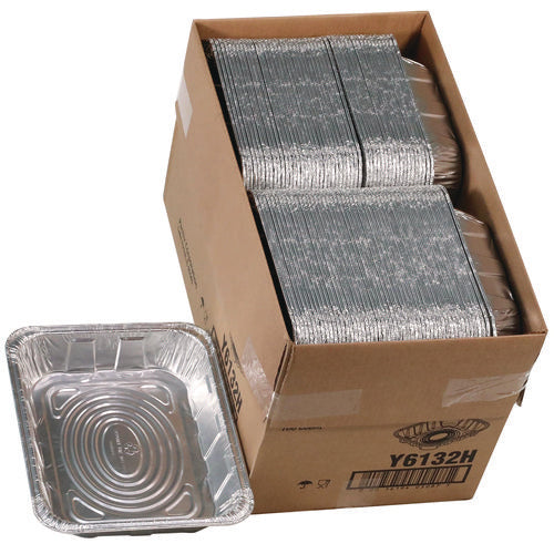 Pactiv Evergreen Aluminum Steam Table Pan Half-size Deep 2.6" Deep 11.8x9.4 100/Case