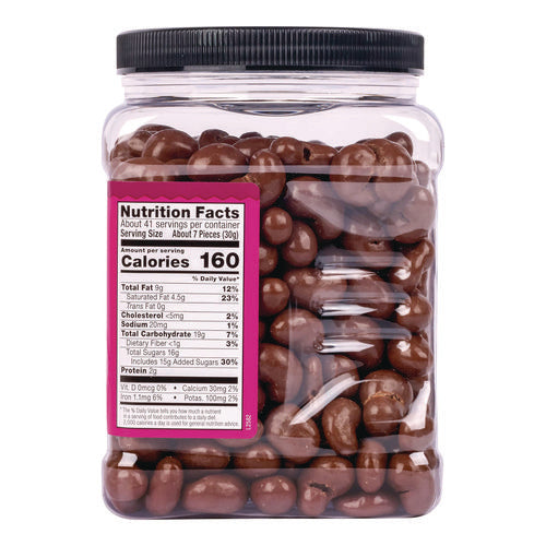Wellsley Farms Milk Chocolate Covered Cashews 44 Oz Jar