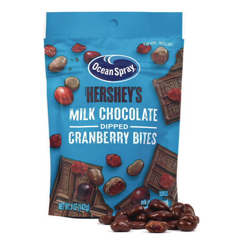 Ocean Spray Milk Chocolate Dipped Cranberry Bites Cranberry/chocolate 5 Oz Bag 12/Case