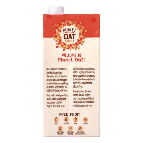 Planet Oat Original Oat Milk Cartons 32 Oz Carton 6/Case