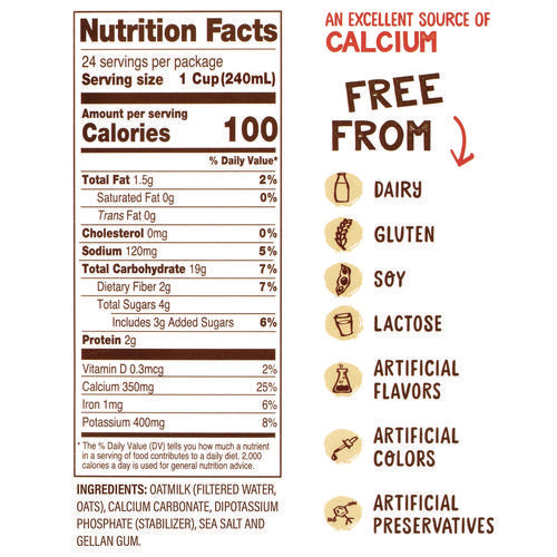 Planet Oat Original Oat Milk Cartons 32 Oz Carton 6/Case