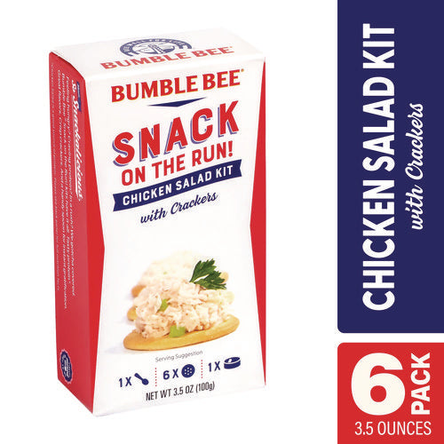 Bumble Bee Snack On The Run Chicken Salad Kit With Crackers 3.5 Oz Box 6/Case