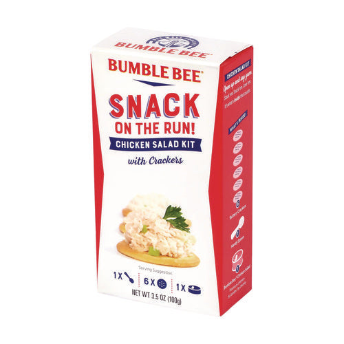Bumble Bee Snack On The Run Chicken Salad Kit With Crackers 3.5 Oz Box 6/Case