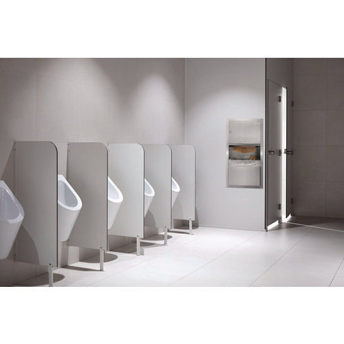 Alpine Industries Recessed Commercial Paper Towel Dispenser With 2 Gal Waste Receptacle 28x4.3x14 Stainless Steel